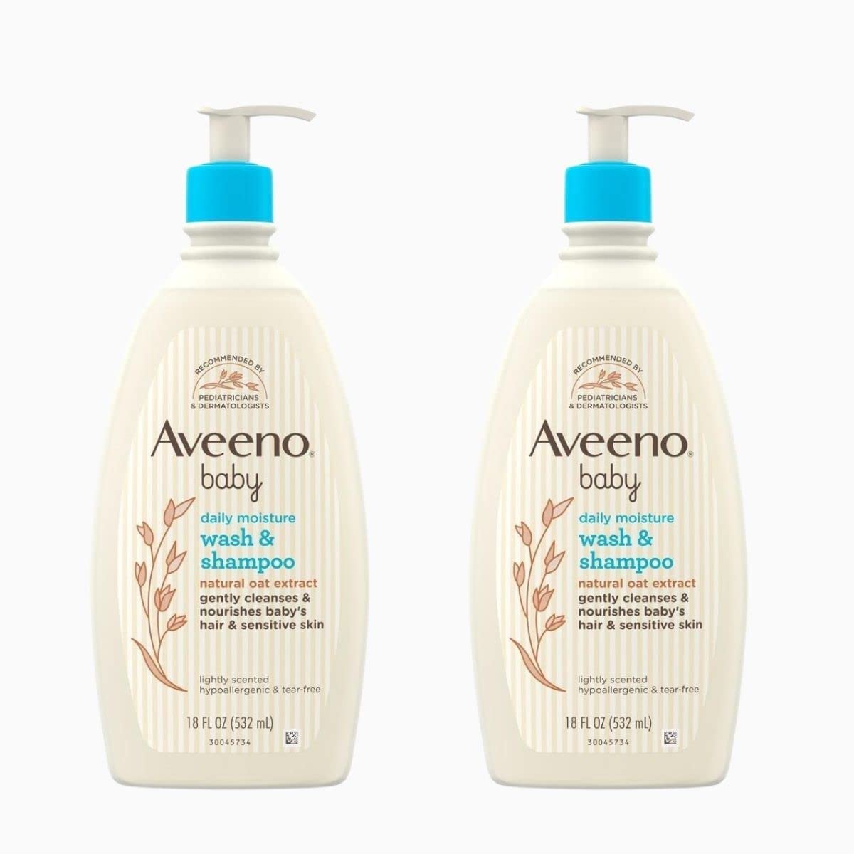 Aveeno Baby Baby Wash & Shampoo - 18 oz - 2 pk